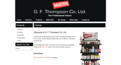 Desktop Screenshot of gfthompson.com