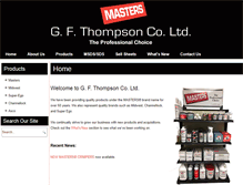 Tablet Screenshot of gfthompson.com